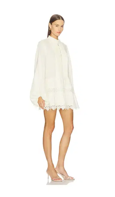 Bardot Antonia Lace Trim Mini Dress | Thumbnail 2