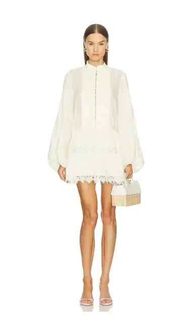 Bardot Antonia Lace Trim Mini Dress | Thumbnail 1