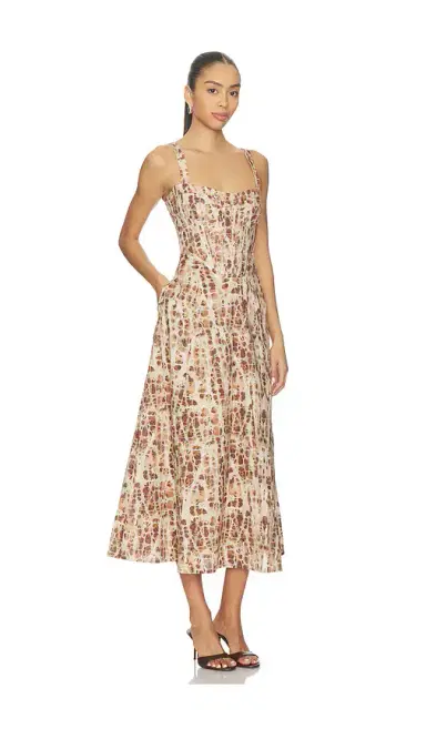 Bardot Lilah Corset Midi Dress | Thumbnail 2 Bardot Lilah Corset Midi Dress | Thumbnail 2