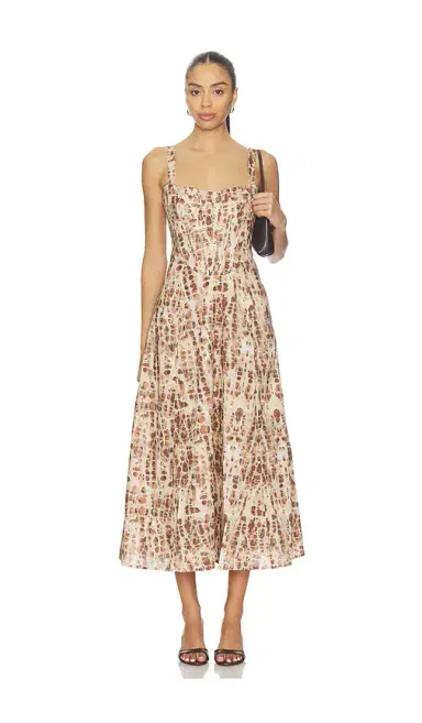 Bardot Lilah Corset Midi Dress | Thumbnail 1 Bardot Lilah Corset Midi Dress | Thumbnail 1