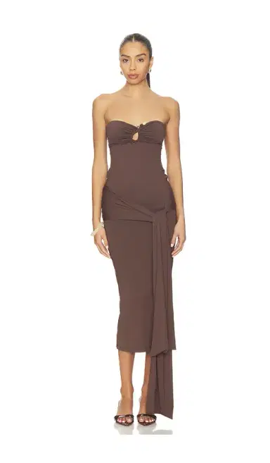 Bardot Laverne Strapless Midi Dress | Thumbnail 1