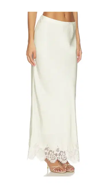 Bardot Elisan Lace Satin Midi Skirt | Thumbnail 2 Bardot Elisan Lace Satin Midi Skirt | Thumbnail 2