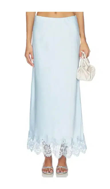 Bardot x REVOLVE Elisan Lace Satin Midi Skirt | Thumbnail 1 Bardot x REVOLVE Elisan Lace Satin Midi Skirt | Thumbnail 1