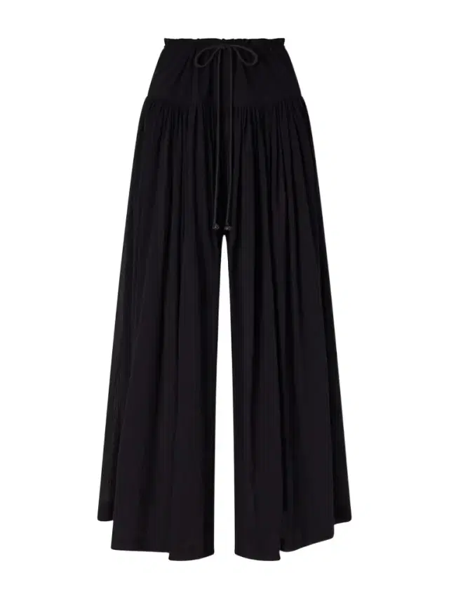 Berenice Pleated Cotton Wide-leg Pants