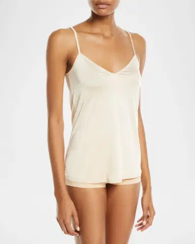 Hanro Satin Deluxe Camisole | Thumbnail 4 Hanro Satin Deluxe Camisole | Thumbnail 4