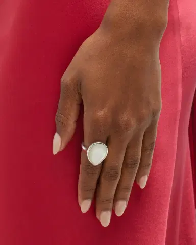 Ippolita Sculptured Teardrop Ring in Sterling Silver | Thumbnail 2