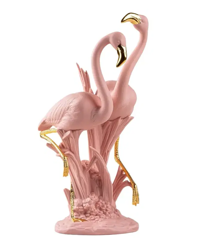 Lladro Flamingos Sculpture