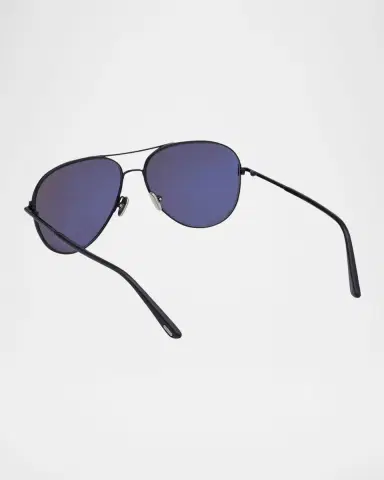 Tom Ford Men's Clark Metal Aviator Sunglasses | Thumbnail 2 Tom Ford Men's Clark Metal Aviator Sunglasses | Thumbnail 2