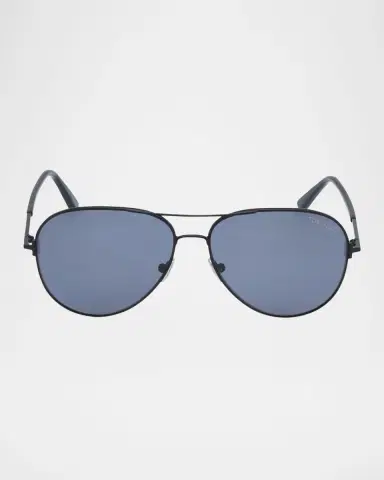 Tom Ford Men's Clark Metal Aviator Sunglasses | Thumbnail 3 Tom Ford Men's Clark Metal Aviator Sunglasses | Thumbnail 3