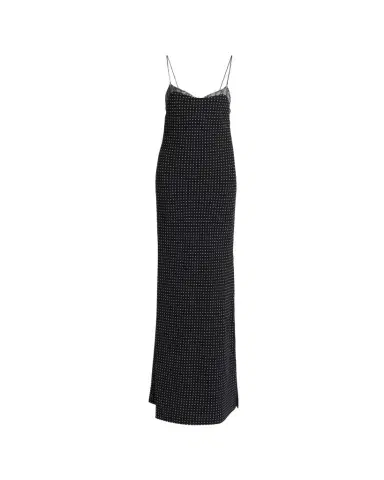 Tom Ford Polka Dot Silk Backless Maxi Slip Dress | Thumbnail 1 Tom Ford Polka Dot Silk Backless Maxi Slip Dress | Thumbnail 1