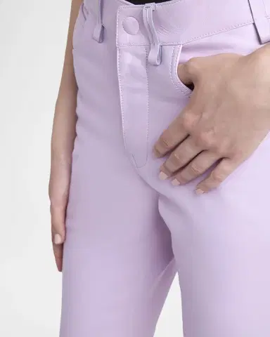 Tom Ford Nappa Leather Slim-Leg Ankle Pants | Thumbnail 4 Tom Ford Nappa Leather Slim-Leg Ankle Pants | Thumbnail 4
