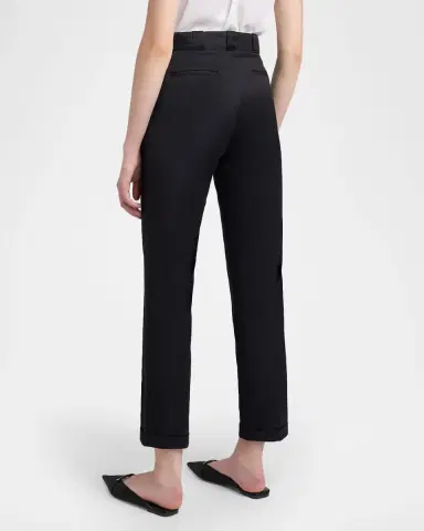 Tom Ford Cotton Viscose Slim-Leg Ankle Trousers | Thumbnail 3 Tom Ford Cotton Viscose Slim-Leg Ankle Trousers | Thumbnail 3