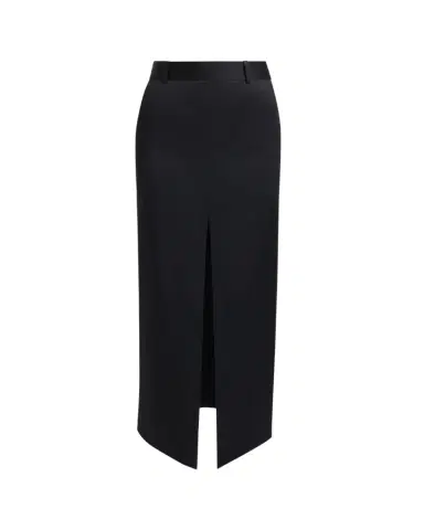 Tom Ford Tailored Crepe Envers Satin Slit Maxi Skirt | Thumbnail 1