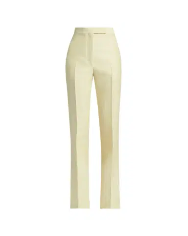 Tom Ford High-Rise Wool-Silk Straight-Leg Pants | Thumbnail 1