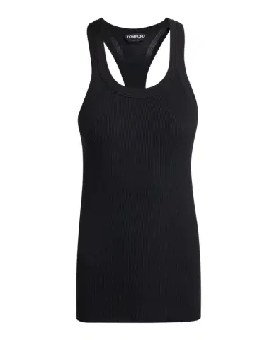 Tom Ford Fine Merino Rib Racerback Tank Top | Thumbnail 1