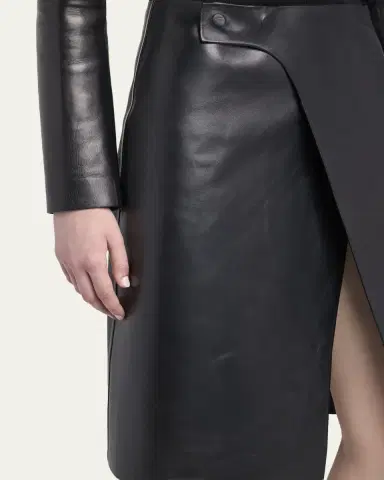 Tom Ford Nappa Leather Wrap Skirt | Thumbnail 5