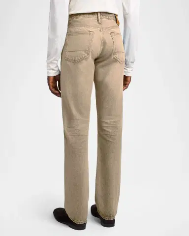 Tom Ford Men's Stonewash Denim Straight-Fit Jeans | Thumbnail 3