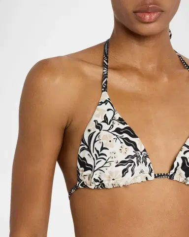 Ramy Brook Printed Nikoleta Triangle Bikini Top | Thumbnail 4