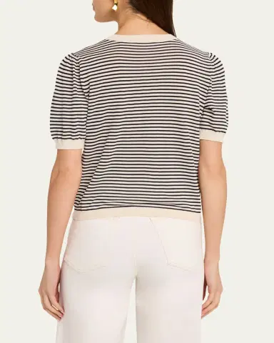 Frame The Striped Gather Sweater | Thumbnail 8