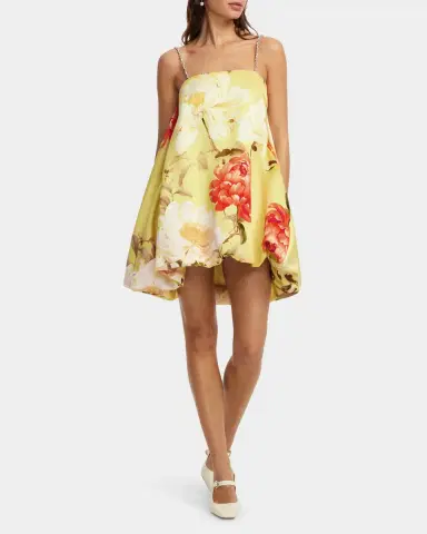 LEO LIN Patsy Crystal-Embellished Bubble Mini Dress | Thumbnail 4 LEO LIN Patsy Crystal-Embellished Bubble Mini Dress | Thumbnail 4