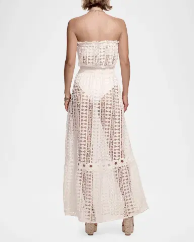Ramy Brook Henrietta Embroidered Strapless Maxi Dress | Thumbnail 3