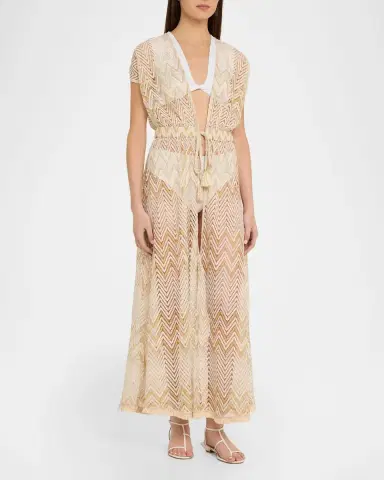 Ramy Brook Chevron Katherine Caftan Coverup | Thumbnail 3 Ramy Brook Chevron Katherine Caftan Coverup | Thumbnail 3