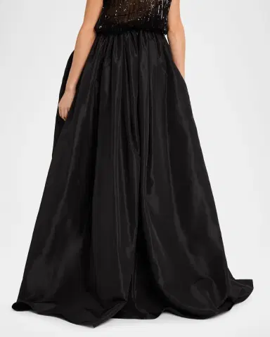Aknvas Jami Hand-Draped Taffeta Skirt | Thumbnail 3 Aknvas Jami Hand-Draped Taffeta Skirt | Thumbnail 3