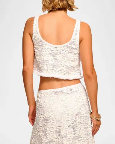 Ramy Brook Kyra Paillette Scoop-Neck Coverup Top | Thumbnail 3 Ramy Brook Kyra Paillette Scoop-Neck Coverup Top | Thumbnail 3