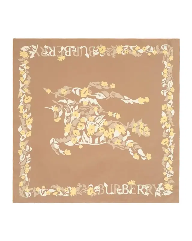 Burberry Floral EKD Silk Scarf