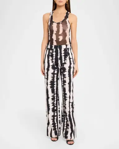 Aknvas Loni Tie-Dye Mesh Tank Top | Thumbnail 2 Aknvas Loni Tie-Dye Mesh Tank Top | Thumbnail 2
