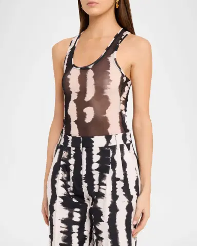 Aknvas Loni Tie-Dye Mesh Tank Top | Thumbnail 4 Aknvas Loni Tie-Dye Mesh Tank Top | Thumbnail 4