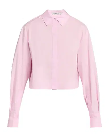 Simkhai Renata Cropped Button-Front Shirt | Thumbnail 1 Simkhai Renata Cropped Button-Front Shirt | Thumbnail 1