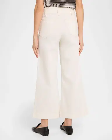 Frame The Seamed Wide Trouser Crop Jeans | Thumbnail 3