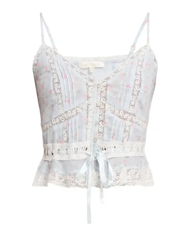 Avra Lace-Trim Tank Top