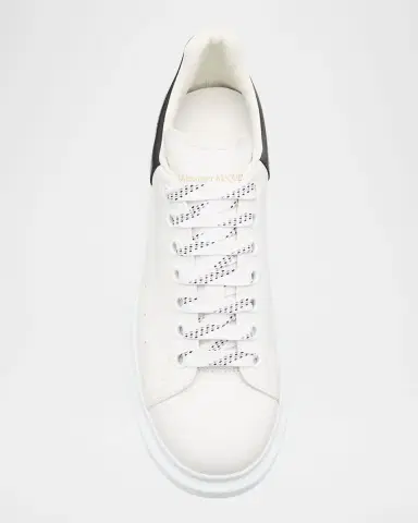 Alexander McQueen Men's Smooth Leather Oversized Sneakers | Thumbnail 5 Alexander McQueen Men's Smooth Leather Oversized Sneakers | Thumbnail 5