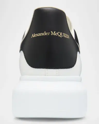 Alexander McQueen Men's Smooth Leather Oversized Sneakers | Thumbnail 6 Alexander McQueen Men's Smooth Leather Oversized Sneakers | Thumbnail 6