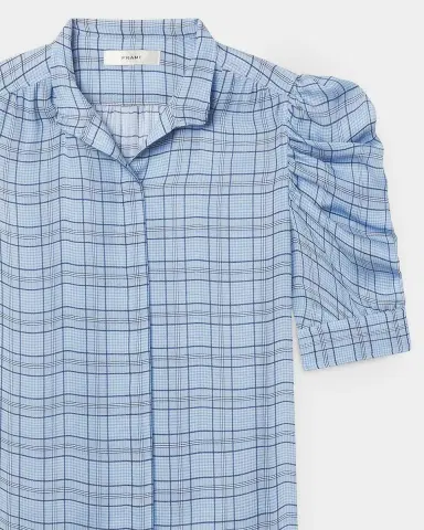 FRAME The Plaid Gillian Blouse | Thumbnail 6 FRAME The Plaid Gillian Blouse | Thumbnail 6