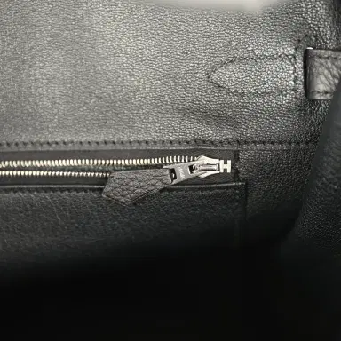 HERMÈS Hermes Birkin 35 Black Togo Palladium Hardware | Thumbnail 9 HERMÈS Hermes Birkin 35 Black Togo Palladium Hardware | Thumbnail 9