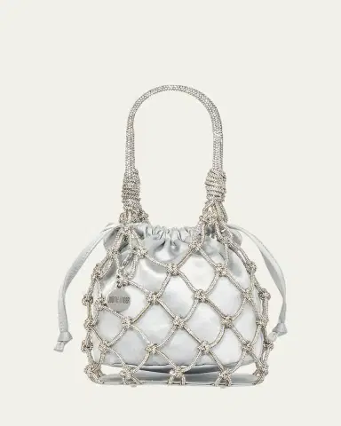 Judith Leiber Couture Sparkle Crystal Net Top-Handle Bag | Thumbnail 2