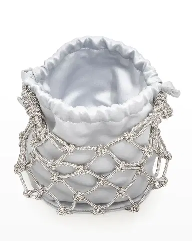 Judith Leiber Couture Sparkle Crystal Net Top-Handle Bag | Thumbnail 4