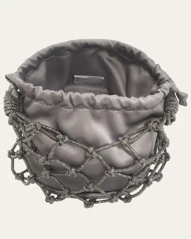 Judith Leiber Couture Sparkle Crystal Net Top-Handle Bag | Thumbnail 7