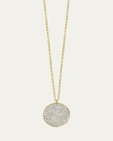 Ippolita Large Flower Pendant Necklace in 18K Gold With Diamonds | Thumbnail 2 Ippolita Large Flower Pendant Necklace in 18K Gold With Diamonds | Thumbnail 2