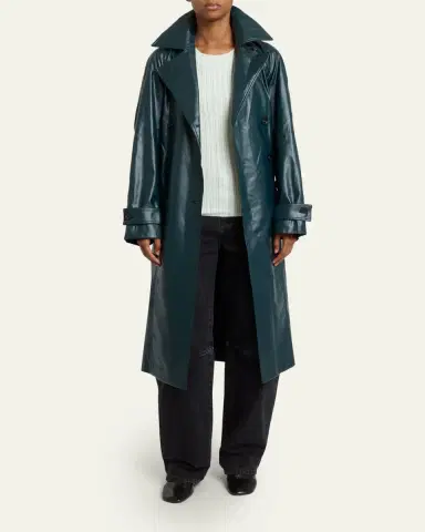 Proenza Schouler Benedetta Coated Cotton Trench Coat | Thumbnail 2 Proenza Schouler Benedetta Coated Cotton Trench Coat | Thumbnail 2
