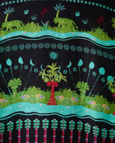 Emporio Sirenuse Jenna Caftan in Eden Print | Thumbnail 5