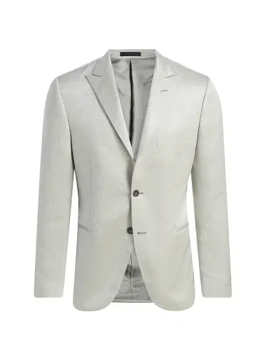 CORNELIANI Men's Floral Jacquard Evening Jacket - Sage - Size 48 | Thumbnail 1