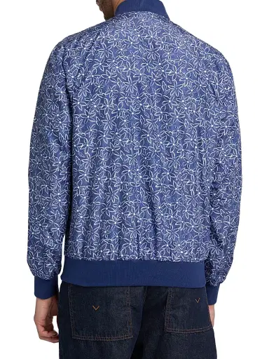 Kiton Men's Floral Swim Bomber Jacket | Thumbnail 5 Kiton Men's Floral Swim Bomber Jacket | Thumbnail 5