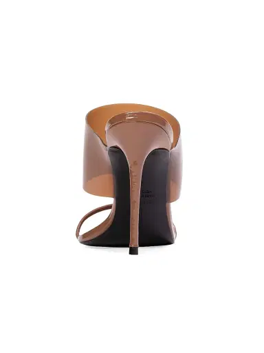 Black Suede Studio Women's Nebula 100MM Mules - Mousse Patent - Size 10 | Thumbnail 3 Black Suede Studio Women's Nebula 100MM Mules - Mousse Patent - Size 10 | Thumbnail 3