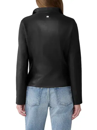 Soia & Kyo Women's Catherine Leather Biker Jacket - Black - Size Small | Thumbnail 5 Soia & Kyo Women's Catherine Leather Biker Jacket - Black - Size Small | Thumbnail 5