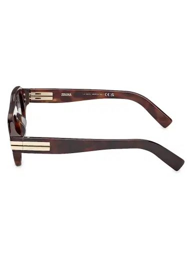 Zegna Men's 52MM Oval Sunglasses | Thumbnail 3 Zegna Men's 52MM Oval Sunglasses | Thumbnail 3