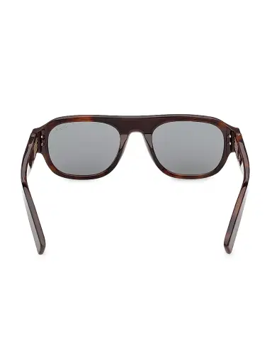 Zegna Men's 52MM Oval Sunglasses | Thumbnail 5 Zegna Men's 52MM Oval Sunglasses | Thumbnail 5